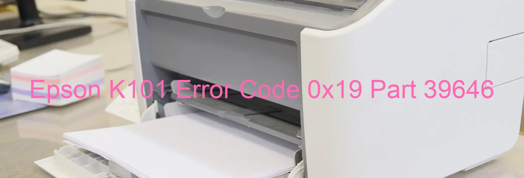 Epson K101 Error Code 0x19 Part 39646