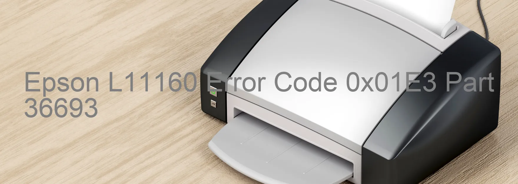 Epson L11160 Error Code 0x01E3 Part 36693