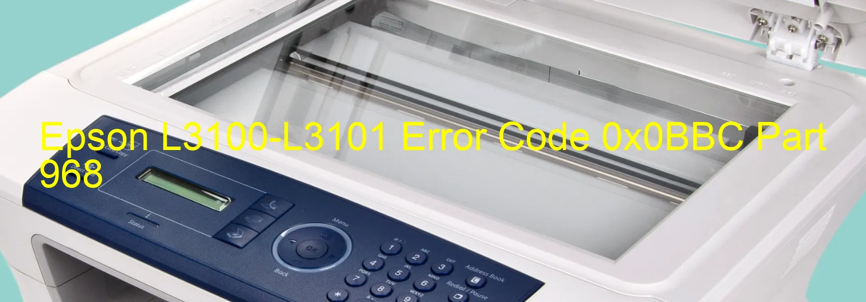 Epson L3100-L3101 Error Code 0x0BBC Part 968