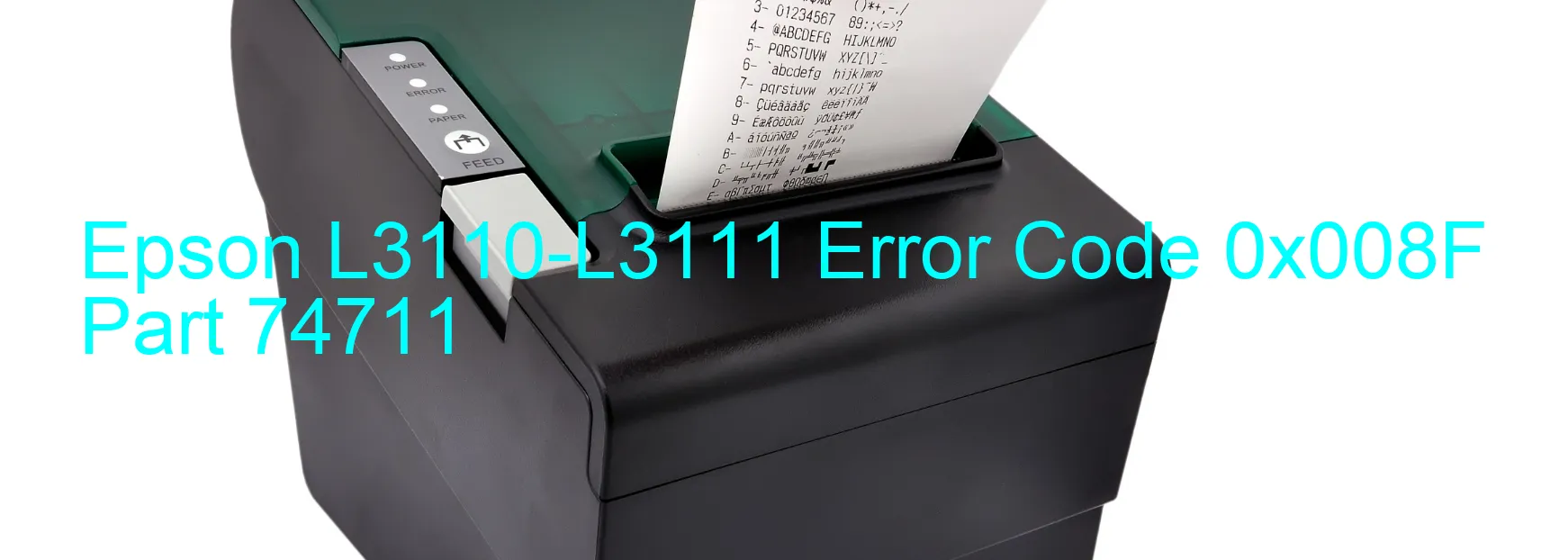 Epson L3110-L3111 Error Code 0x008F Part 74711