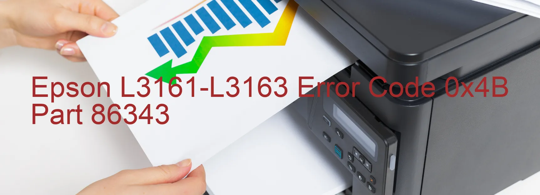 Epson L3161-L3163 Error Code 0x4B Part 86343