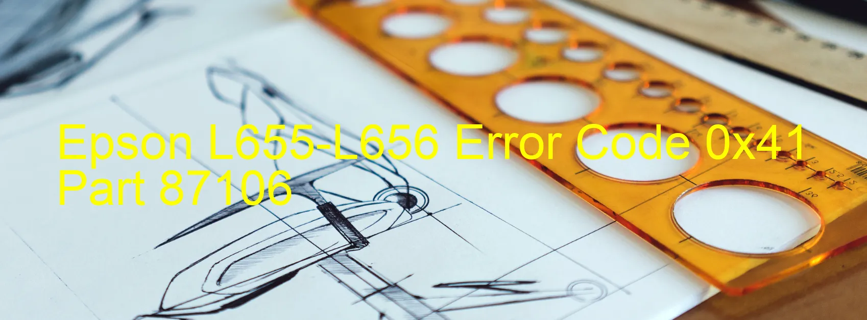 Epson L655-L656 Error Code 0x41 Part 87106