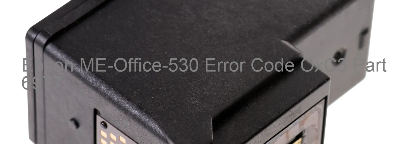 Epson ME-Office-530 Error Code OxC3 Part 6977