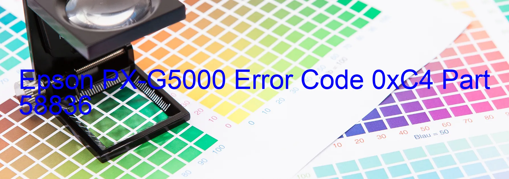 Epson PX-G5000 Error Code 0xC4 Part 58836