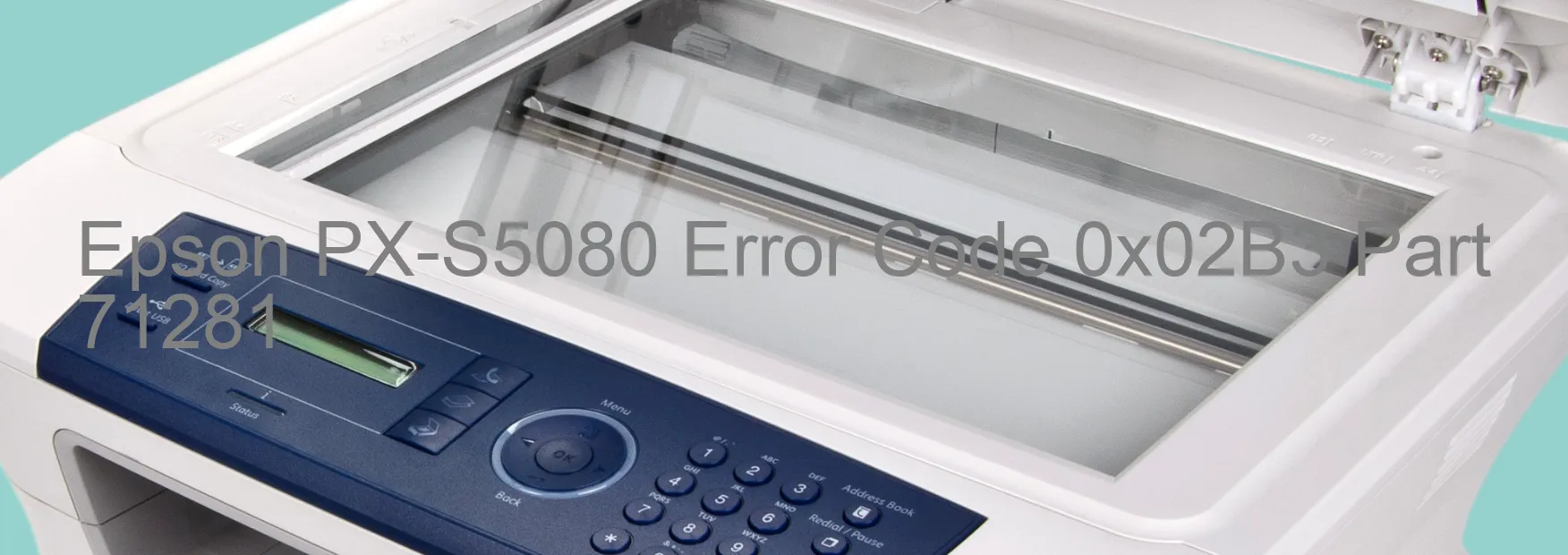 Epson PX-S5080 Error Code 0x02B3 Part 71281