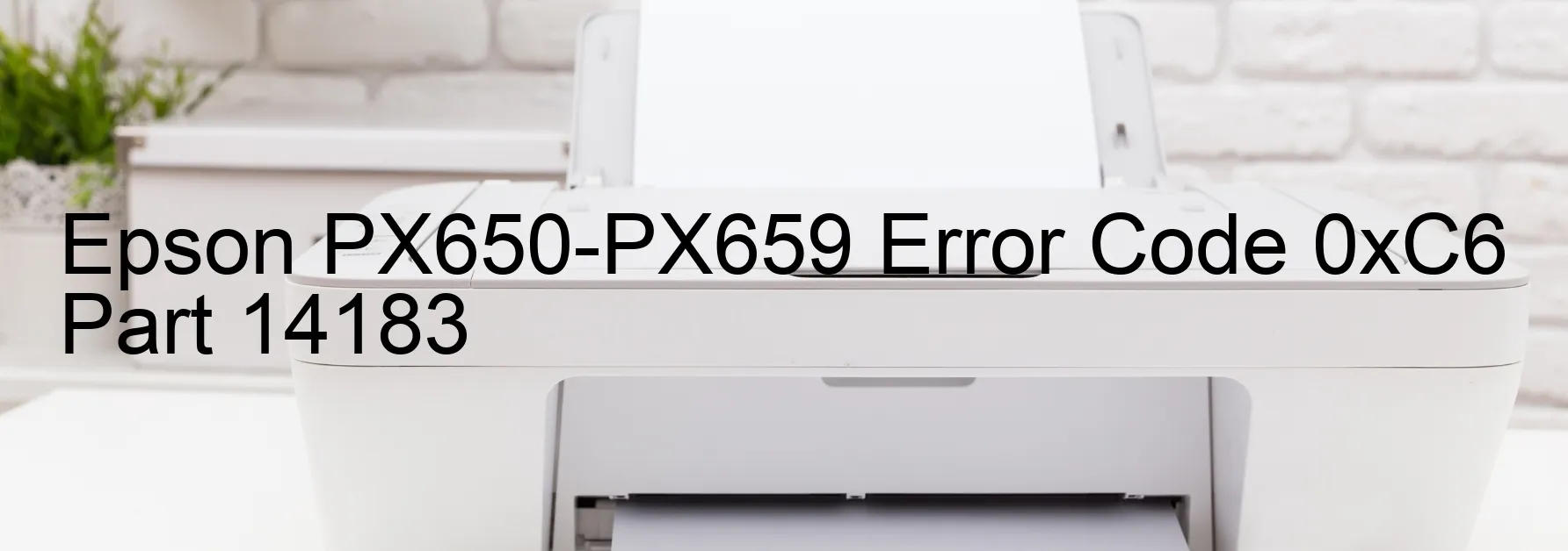 Epson PX650-PX659 Error Code 0xC6 Part 14183