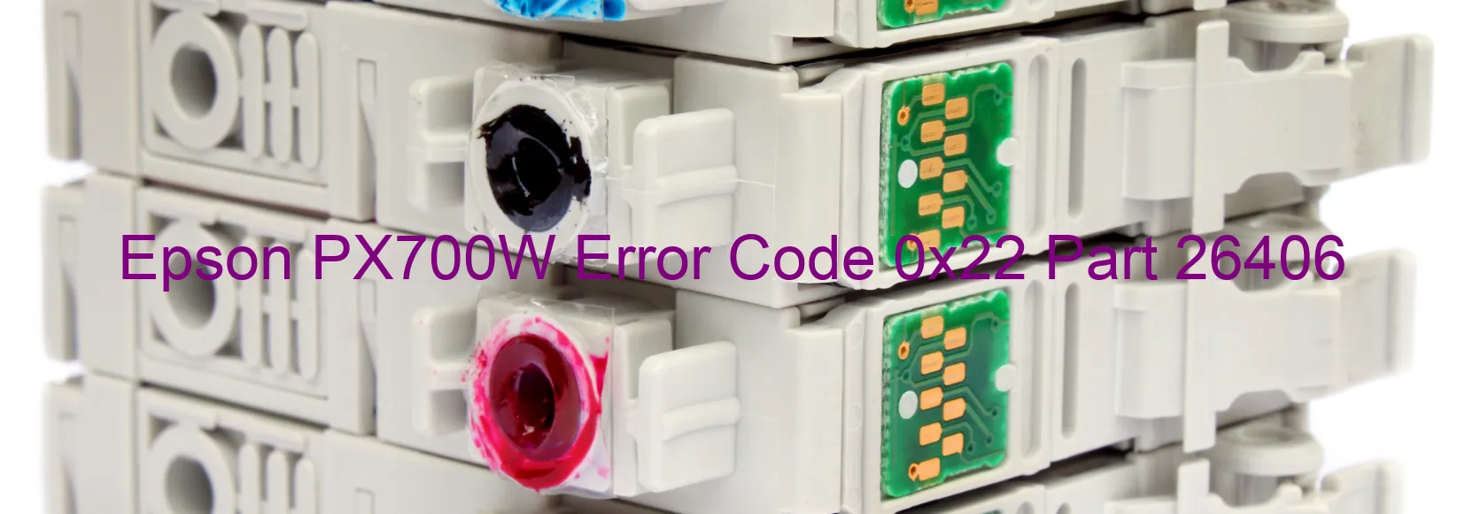 Epson PX700W Error Code 0x22 Part 26406