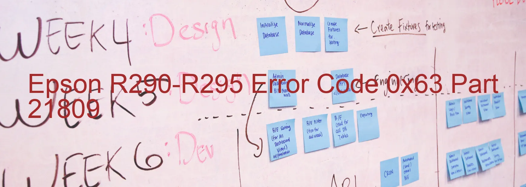 Epson R290-R295 Error Code 0x63 Part 21809