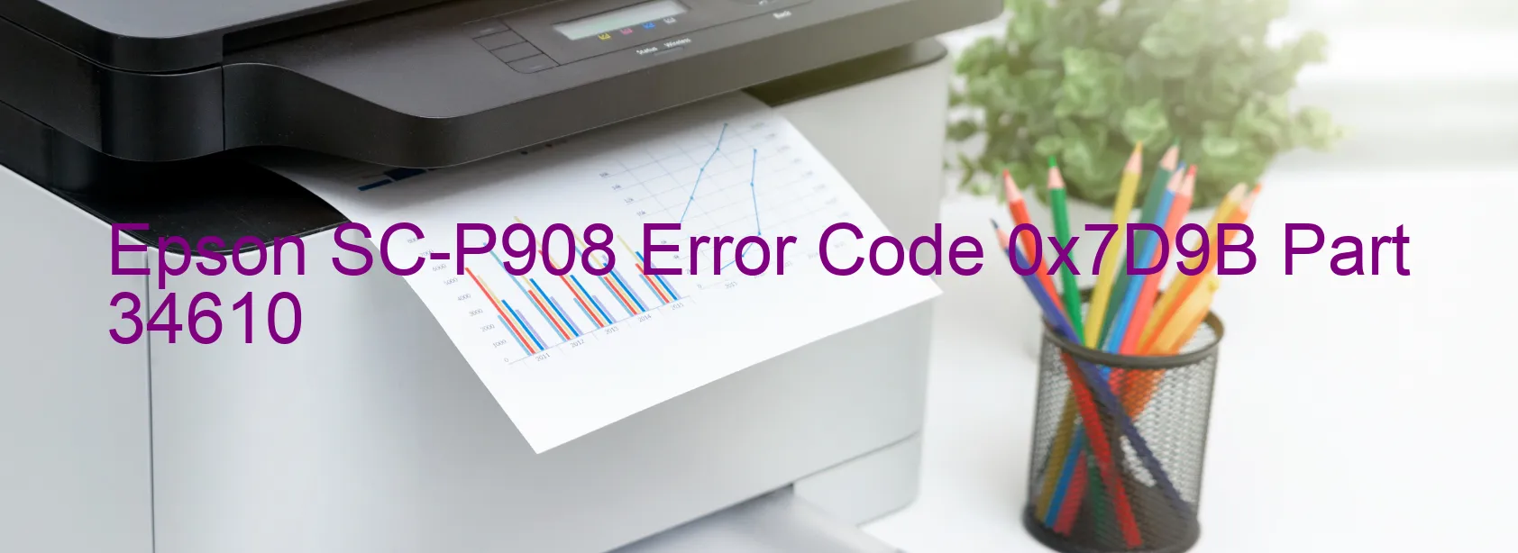 Epson SC-P908 Error Code 0x7D9B Part 34610