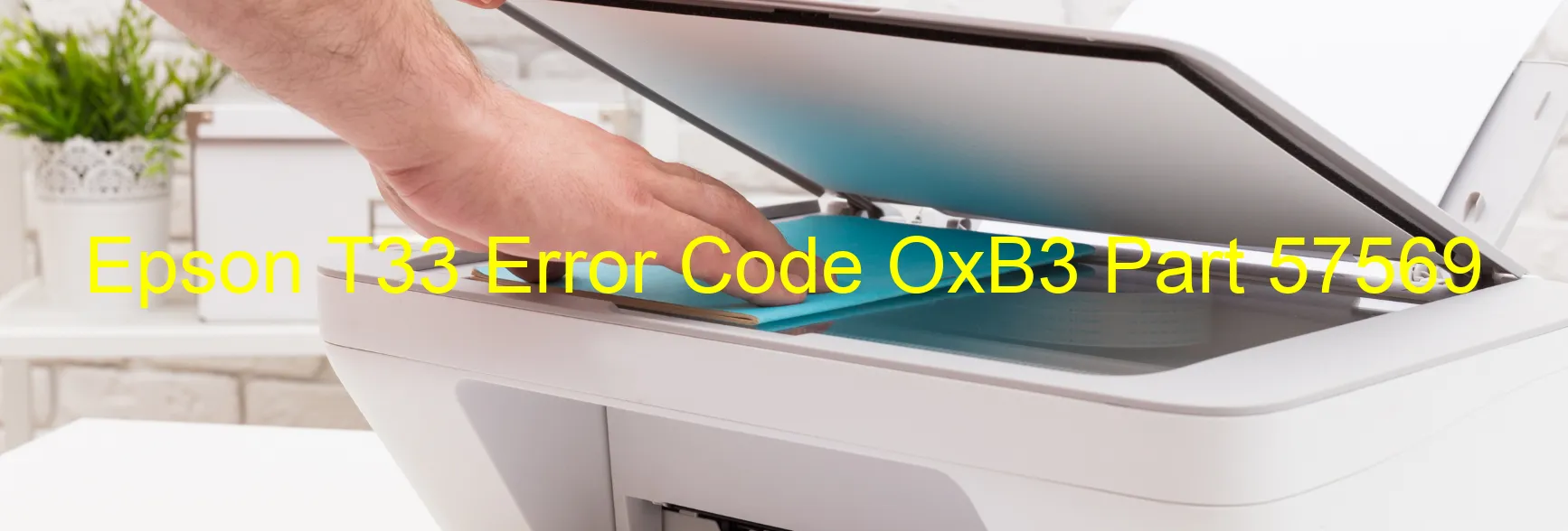 Epson T33 Error Code OxB3 Part 57569