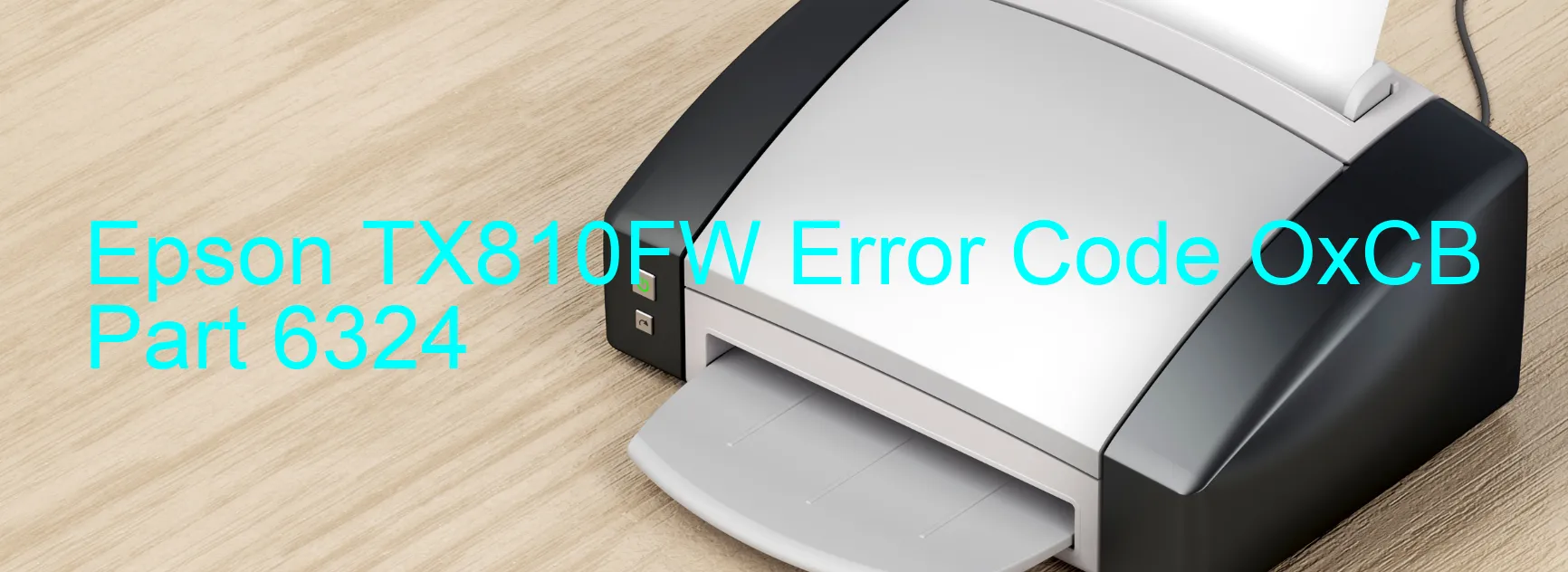 Epson TX810FW Error Code OxCB Part 6324