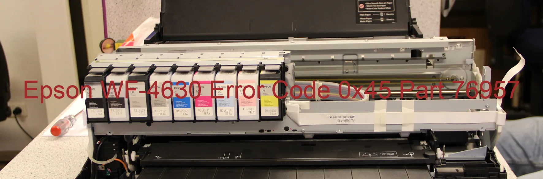 Epson WF-4630 Error Code 0x45 Part 76957