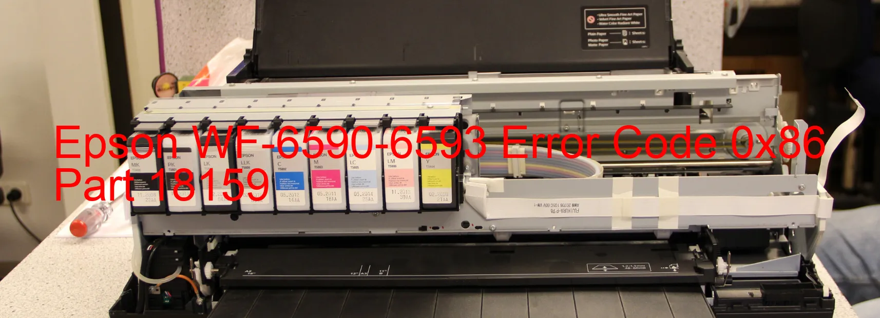 Epson WF-6590-6593 Error Code 0x86 Part 18159