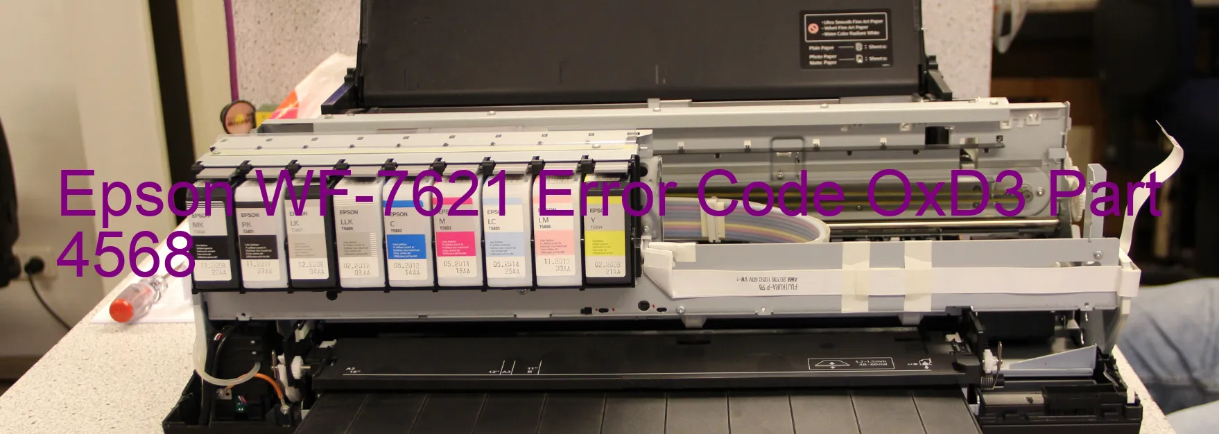 Epson WF-7621 Error Code OxD3 Part 4568