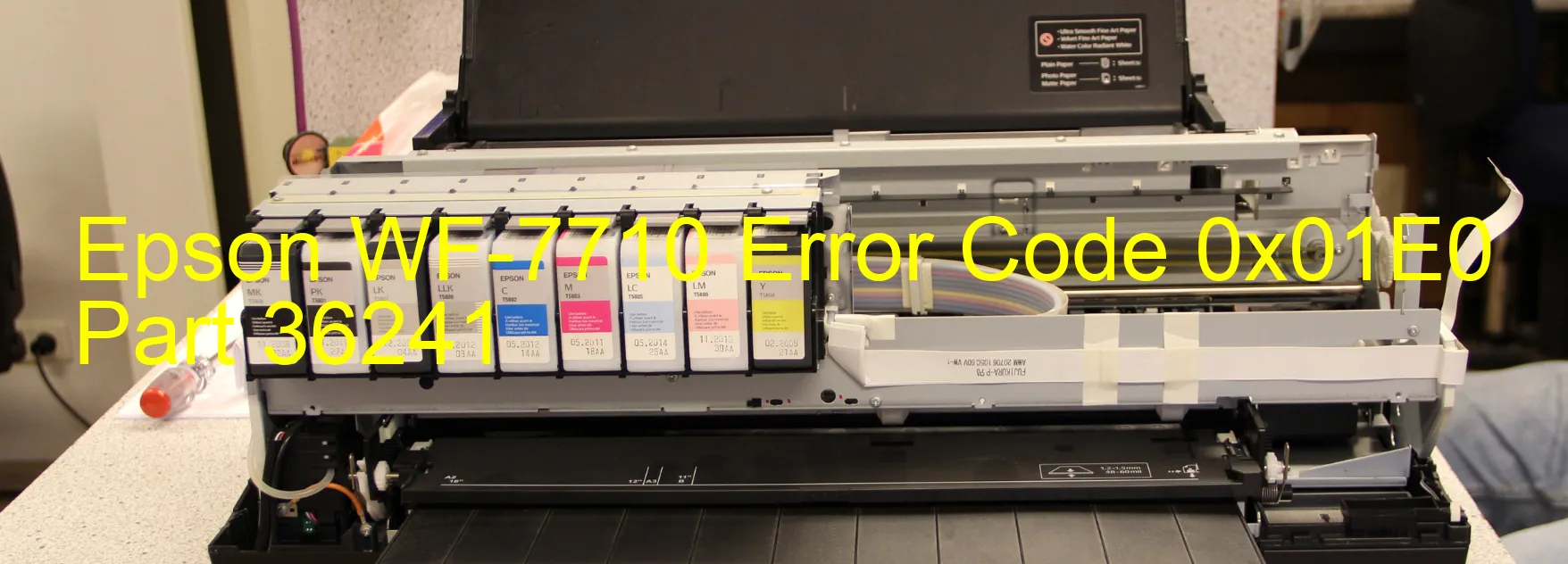 Epson WF-7710 Error Code 0x01E0 Part 36241