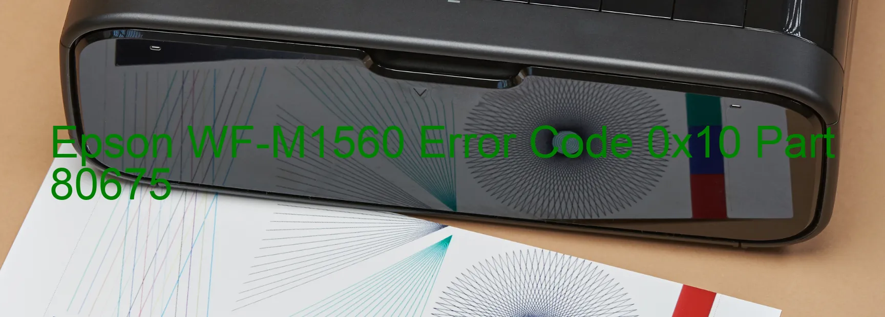 Epson WF-M1560 Error Code 0x10 Part 80675