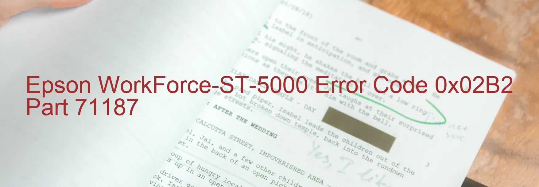 Epson WorkForce-ST-5000 Error Code 0x02B2 Part 71187