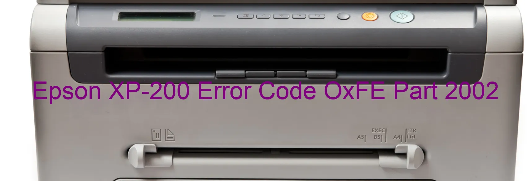 Epson XP-200 Error Code OxFE Part 2002