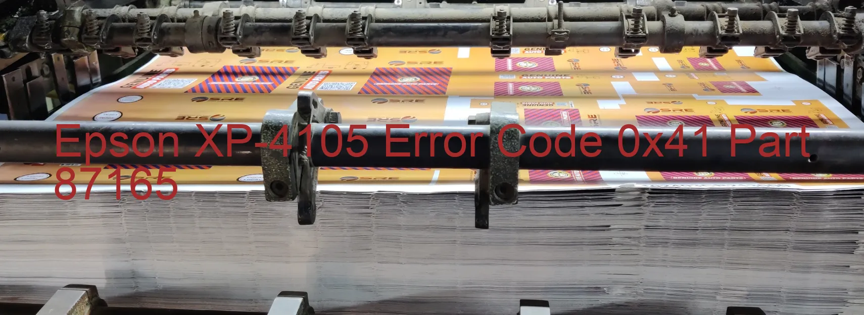 Epson XP-4105 Error Code 0x41 Part 87165