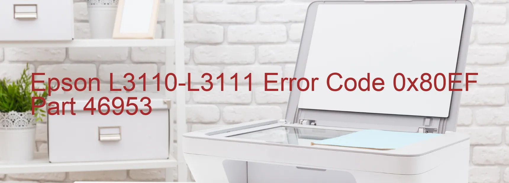 Epson L3110-L3111 Error 0x80EF