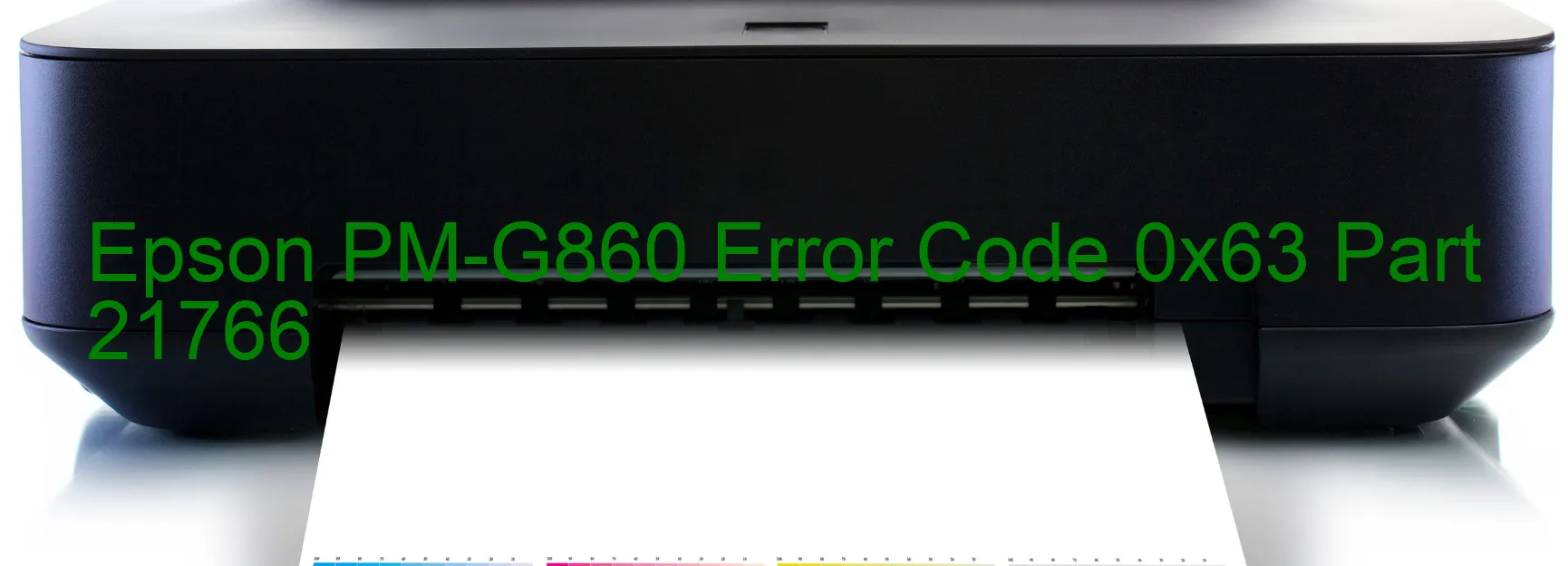 Epson PM-G860 Error 0x63